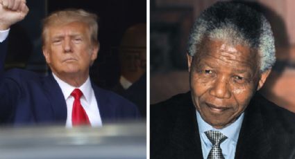 Se compara Donald Trump con Nelson Mandela