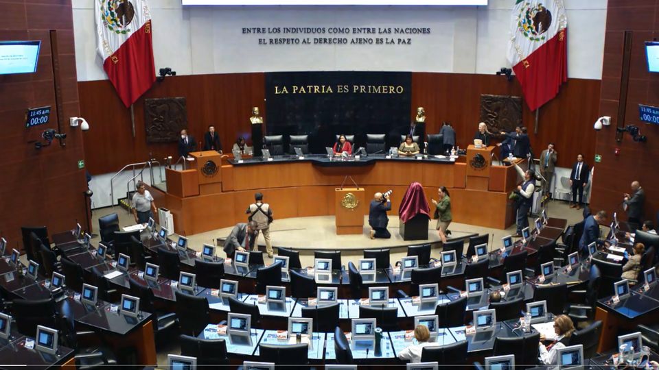 Pleno del Senado de la República.