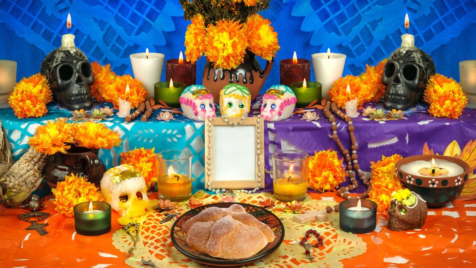 Altar de día de muertos.