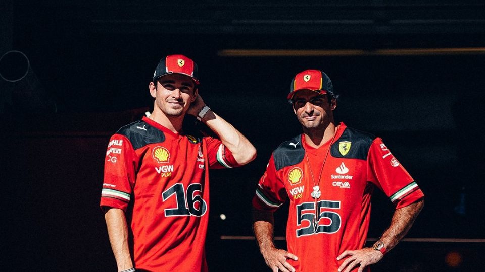 Charles Leclerc y Carlos Sainz, los lideres en México.