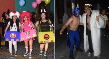 Regios en Barrio Antiguo celebran el Halloween con sus mejores disfraces