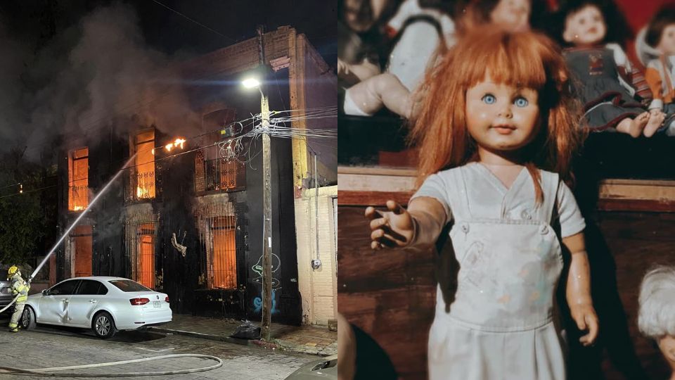 Se salvan objetos poseídos de incendio en Museo del Horror Saltillo