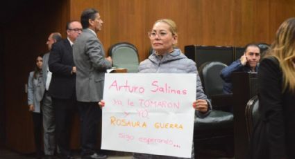 Rosaura Guerra se manifiesta en contra de la toma de protesta de Arturo Salinas