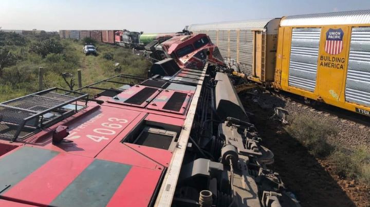Deja dos muertos y 5 heridos choque de trenes en Fresnillo, Zacatecas