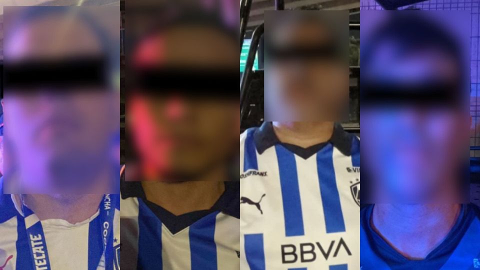 Aficionados de Rayados detenidos el sábado 28 de octubre