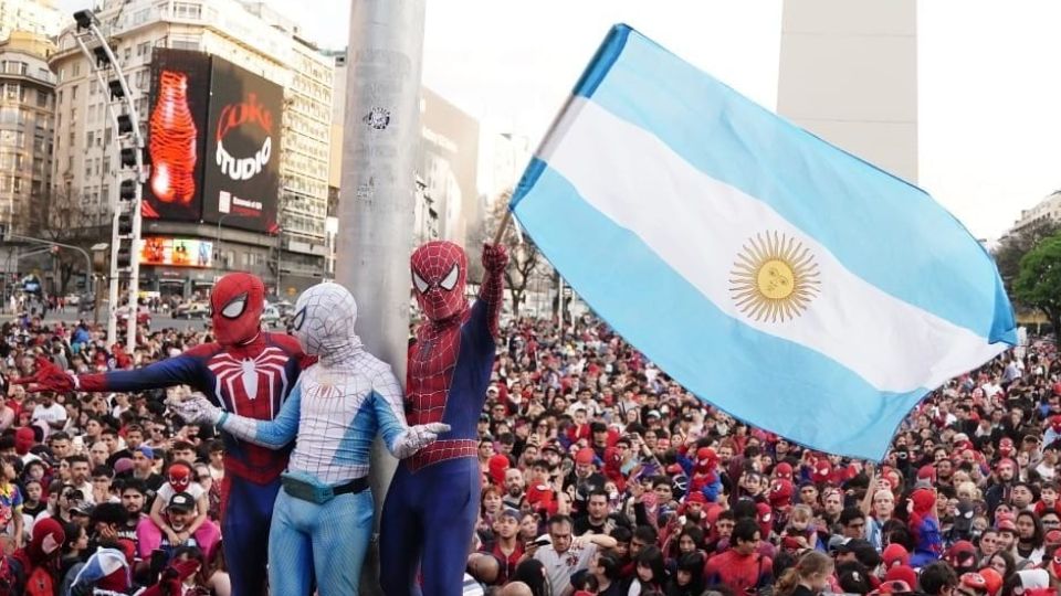 Miles de argentinos se disfrazan de Spider-Man y rompen récord mundial