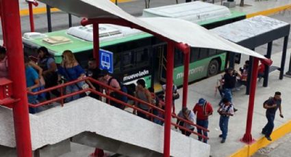 Falta de camiones provoca aglomeraciones y largas filas en la estación Exposición