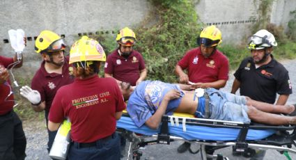 Ladrón se cuelga de transformador y se electrocuta en Escobedo