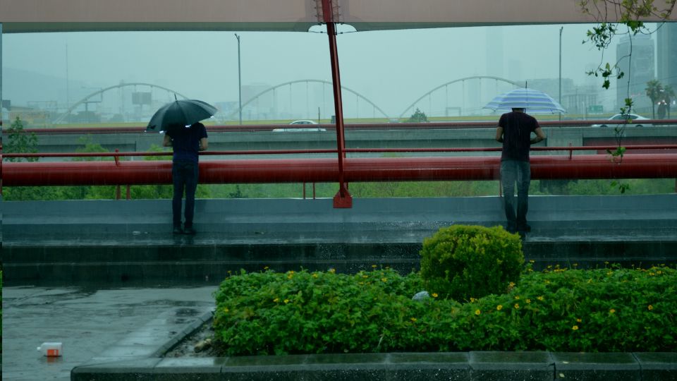 Lluvia en Nuevo León.