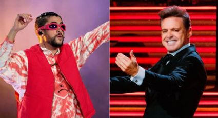 Video: Bad Bunny asiste en modo fan a concierto de Luis Miguel