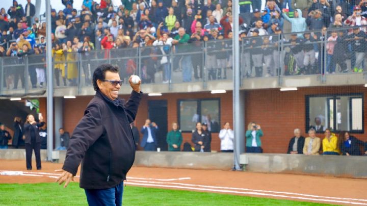 Inauguran Estadio Fernando Valenzuela en San Pedro