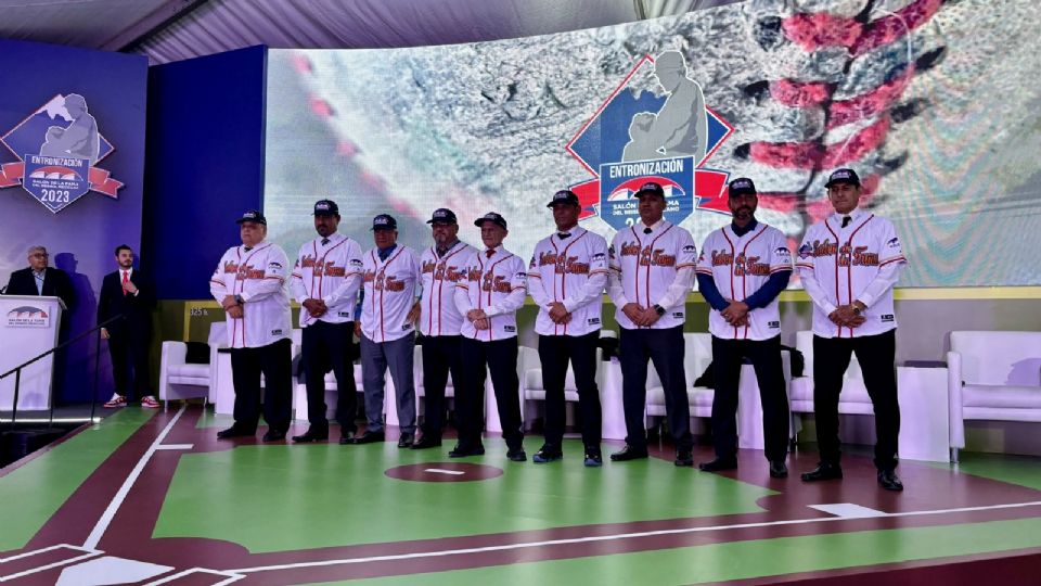 Los nuevos 9 elementos del Salón de la Fama del Beisbol Mexicano.