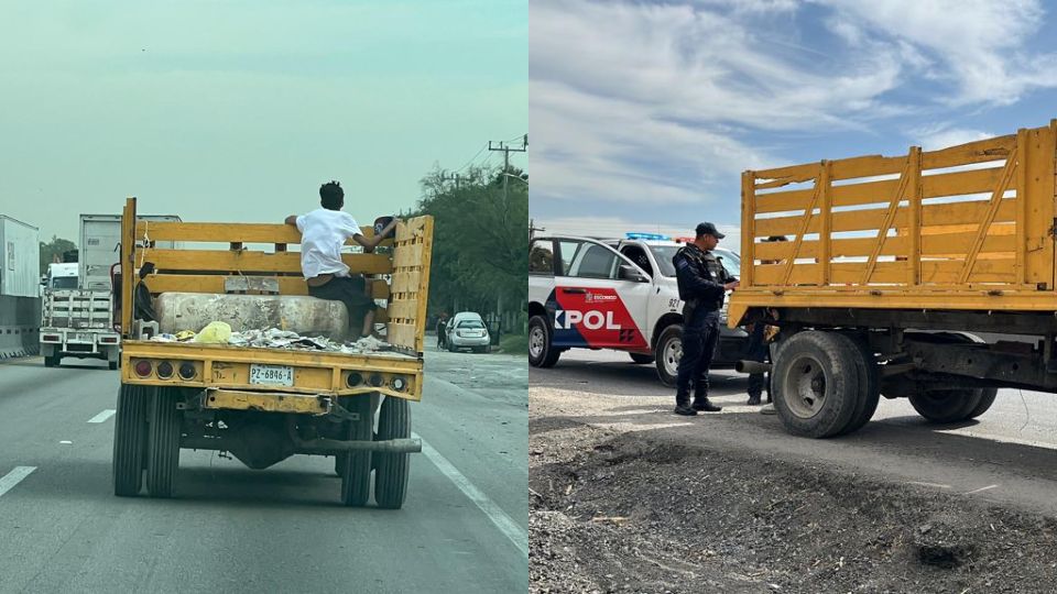 Detienen a jóvenes por arrojar escombro en Escobedo