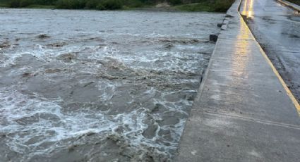 Tras fuertes lluvias, Río Pesquería se desborda en un 15%