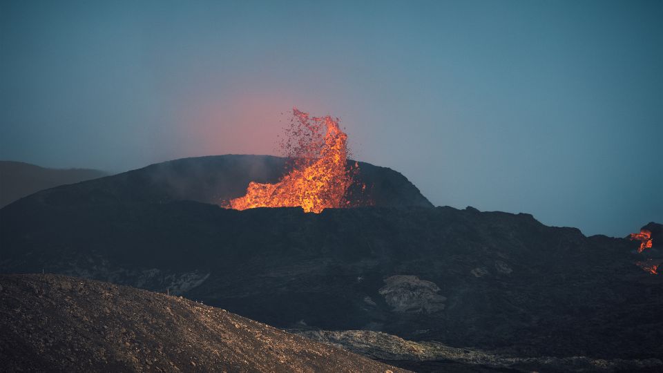 Fagradalsfjall, volcán activo en Islandia