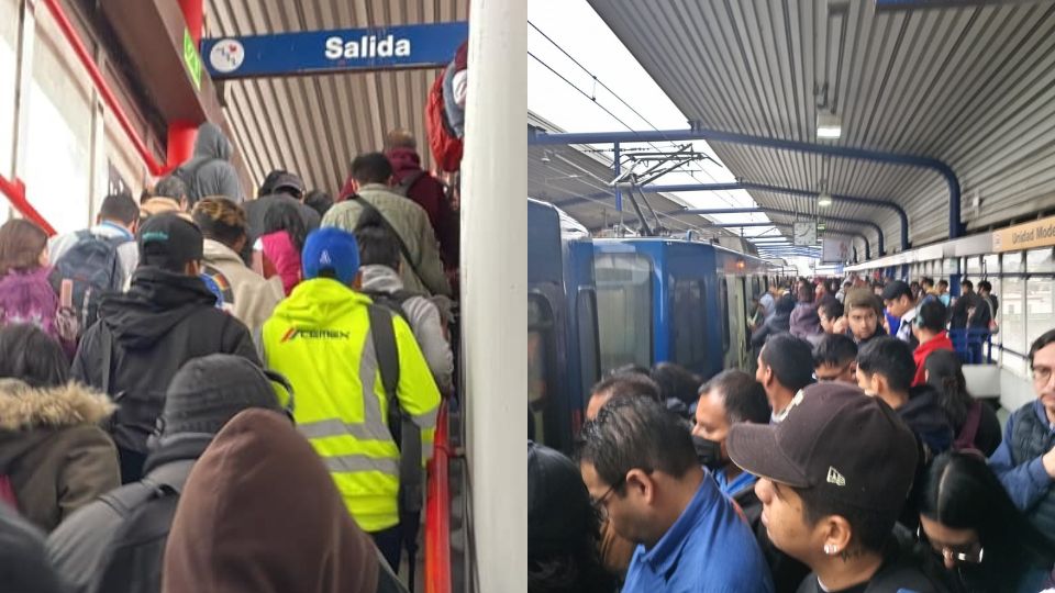 Grandes filas en estaciones del Metro