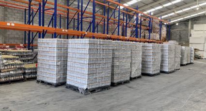 Recuperan 57 mil latas de cerveza robadas en Escobedo