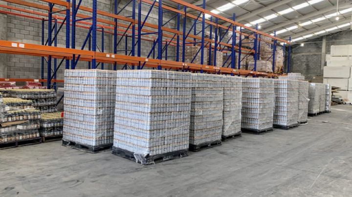 Recuperan 57 mil latas de cerveza robadas en Escobedo