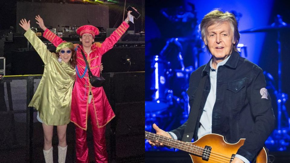 Hermanos ven en primera fila a Paul McCartney gracias a su vestuario