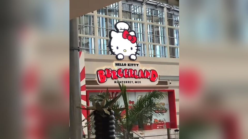 Restaurante de Hello Kitty en Monterrey