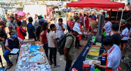 Taquería de CDMX lleva miles de tacos a damnificados de Acapulco