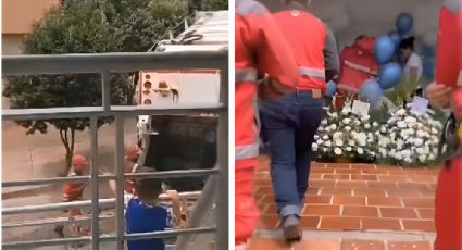 Video: Recolectores de basura acuden a funeral de niño que siempre los saludaba