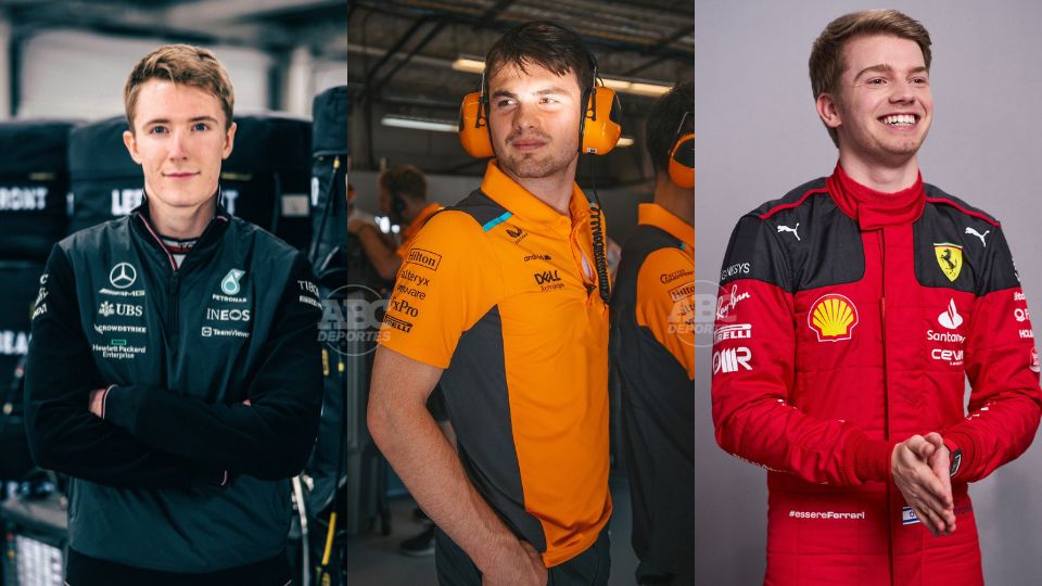 Frederik Vesti (Mercedes), Patricio O'Ward y Robert Shwartzman (Ferrari) estarán compitiendo este viernes en la madrugada en el Gran Premio de Abu Dabi.