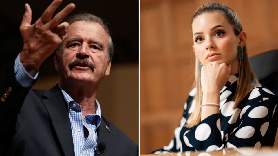 Vicente Fox y Mariana Rodríguez.