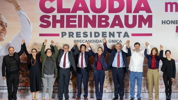 Claudia Sheinbaum presenta a su equipo de precampaña rumbo a elecciones de 2024