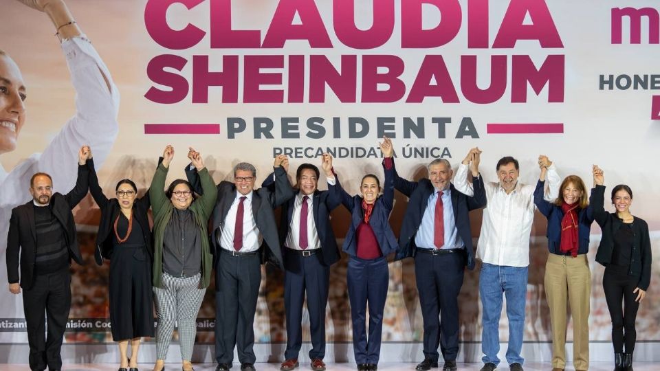 Equipo de precampaña conformado por Claudia Sheinbaum | X / @PartidoMorenaMx