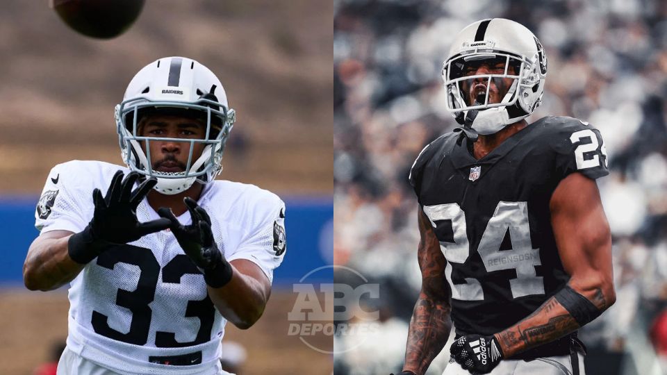 Roderic Teamer (izquierda) y Marcus Peters fueron dados de baja del equipo de la ciudad del pecado.