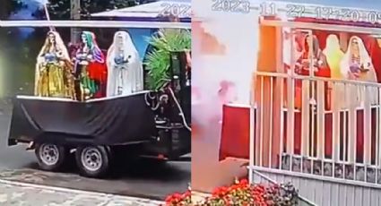 Festejo a la Santa Muerte registra explosión y hombre pierde pierna en Veracruz