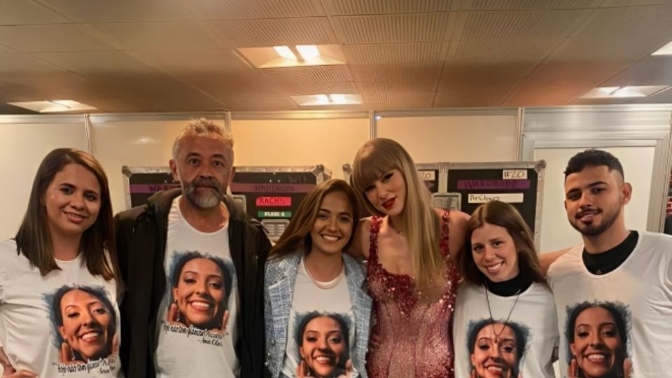 La familia de  Ana Clara Benevides se reunió con la cantante Taylor Swift