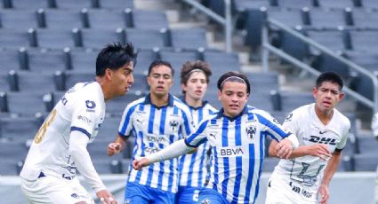 Rayados Sub 18 empata con Pumas en la ida de la Final