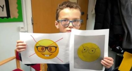 Niño pide a Apple cambiar el emoji de gafas porque recibe burlas