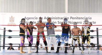 Llevan función de lucha libre al Cereso de Apodaca