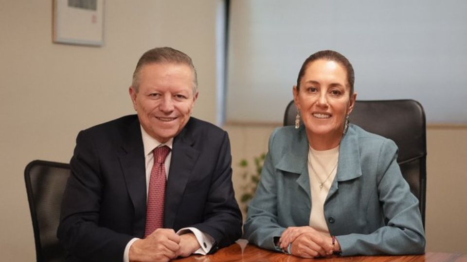 Arturo Zaldívar y Claudia Sheinbaum.