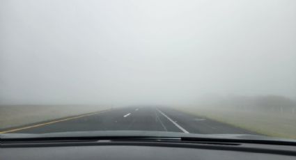 Automovilistas reportan presencia neblina en la carretera Monterrey-Reynosa