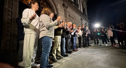 Ciudadanos se manifiestan pacíficamente contra pleitos políticos