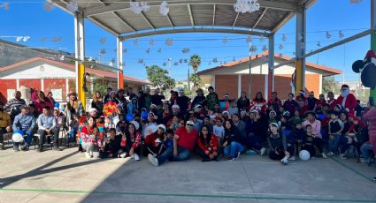 Estudiantes arman posada para niños con discapacidad en García