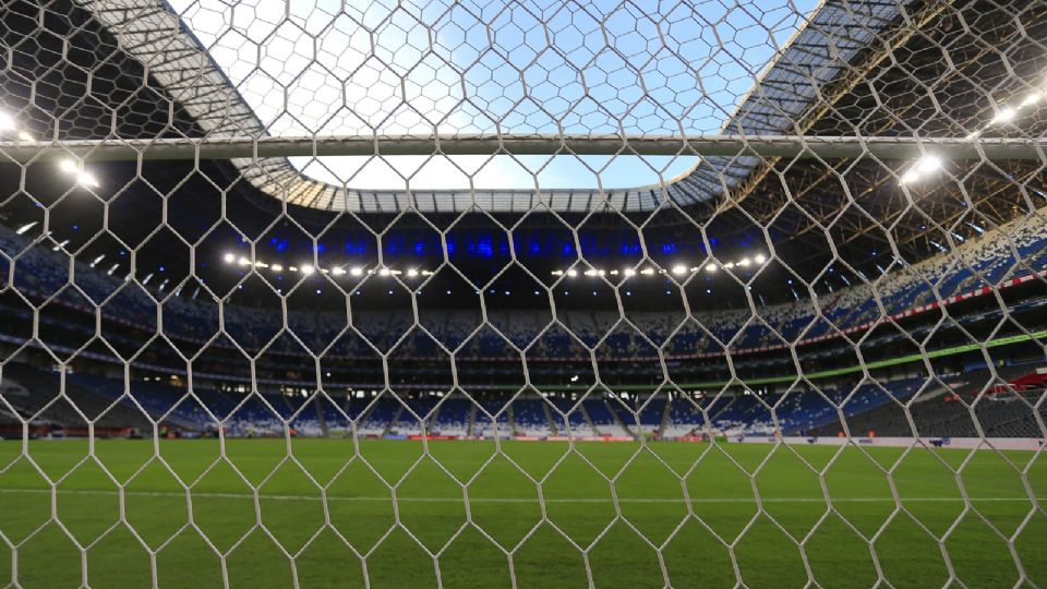 Vista panorámica de la cancha del Estadio BBVA.