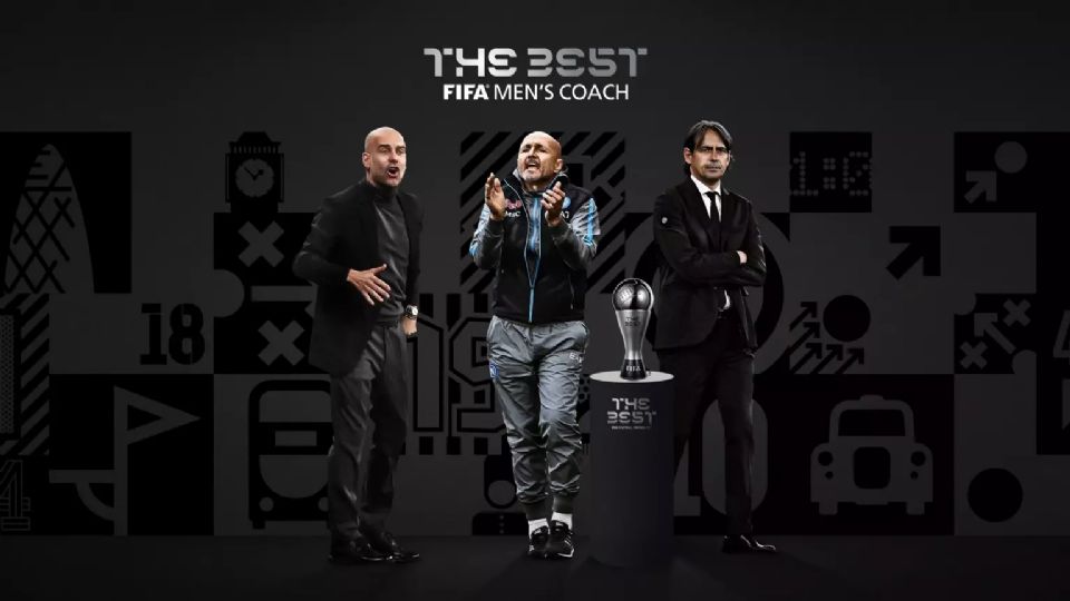 Guardiola, Inzaghi y Spalleti, candidatos a mejor entrenador