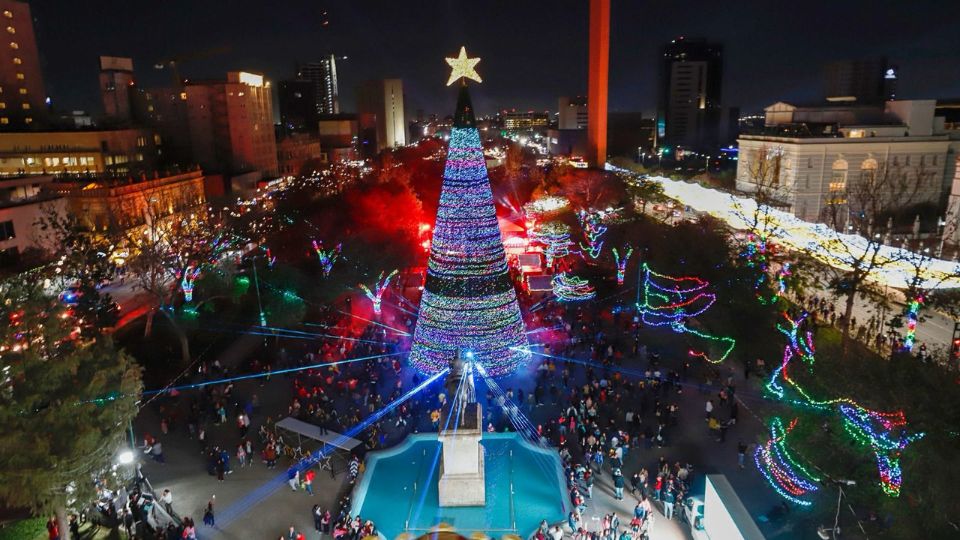 Plaza Zaragoza del municipio de Monterrey.