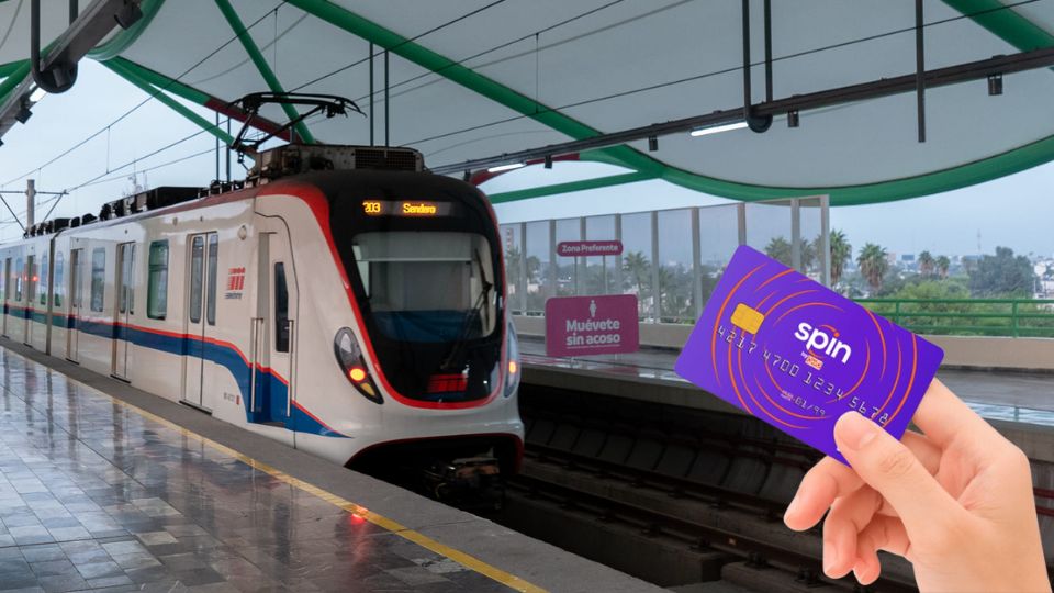 Tarjeta Spin, nuevo método de pago electrónico para subir al Metro de Monterrey