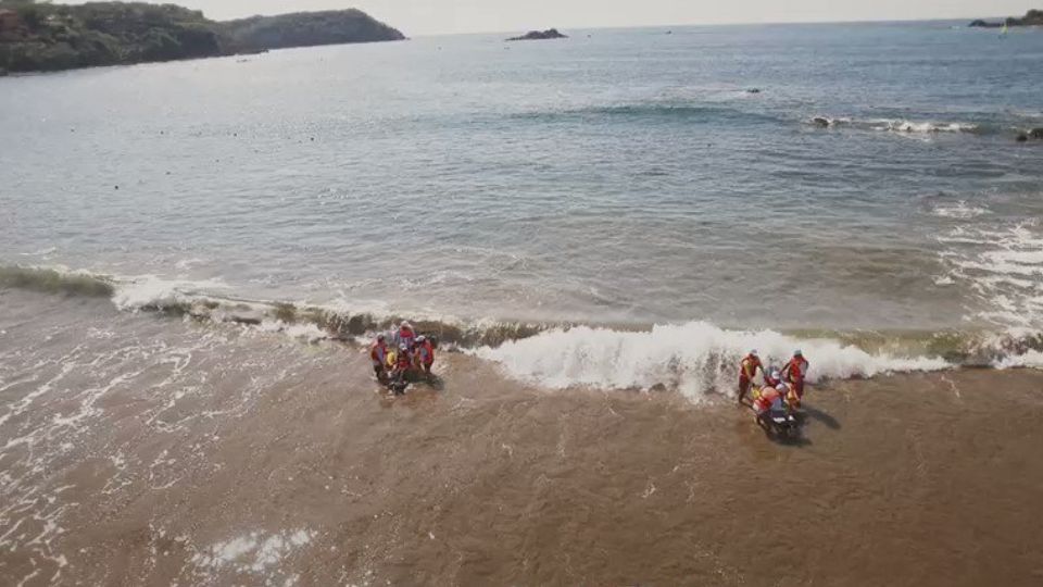 Tiburón ataca a turista en Playa Quieta, Guerrero | X / @SECTUR_mx