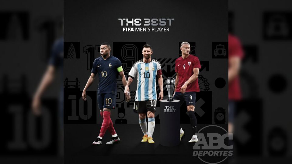 Leo Messi, Erling Haaland y Kylian Mbappe son los tres finalistas al premio The Best.