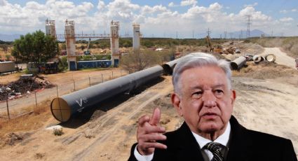 Llega AMLO a Nuevo León para inaugurar obra completa de El Cuchillo II