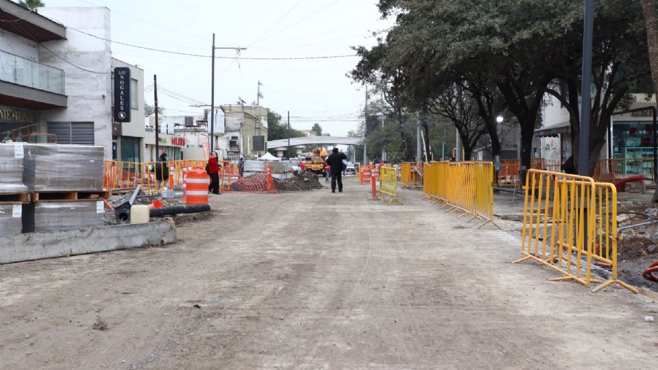 Obras de regeneración en San Pedro.