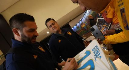 Arman recibimiento a Tigres en su hotel de CDMX