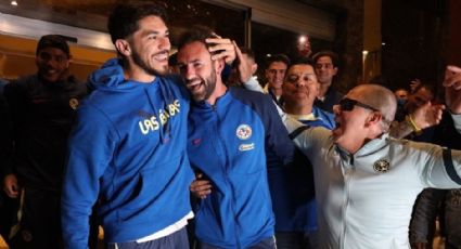 Afición y jugadores del América le cantan a Tigres